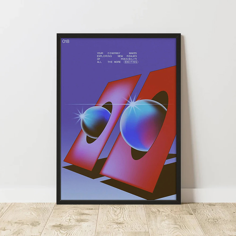 Home Decor Aesthetic Pinterest - クラシックな抽象アートポスター、レトロな抽象的なイメージ印刷アートキャンバス絵画、ホームルームの壁の装飾に使用、フレームレス