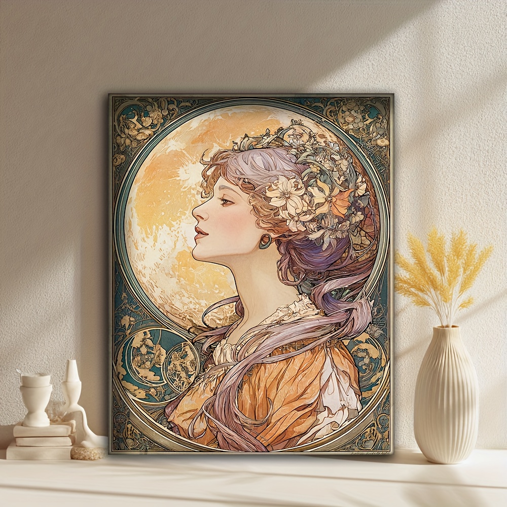 Home Decor Under 500 - 500/1000/1200/2000ピース 大人向けパズル 月の下の象徴的な女性、ジグソーパズル 脳トレゲーム ギフト ホームデコレーション