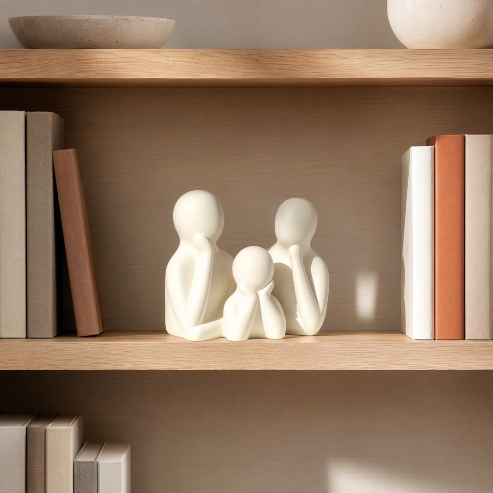 抱き合うカップルの彫刻 抽象的な家族の彫刻 プラスチック樹脂 - Abstract Sculpture Resin のレビューと価格