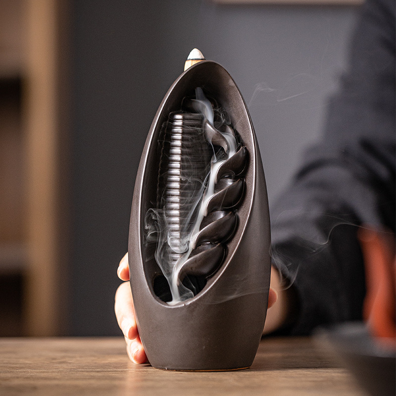 滝,花,家のフレグランスディフューザー,両面に最適な,紫色の - Home Decor From Clay のレビューと価格