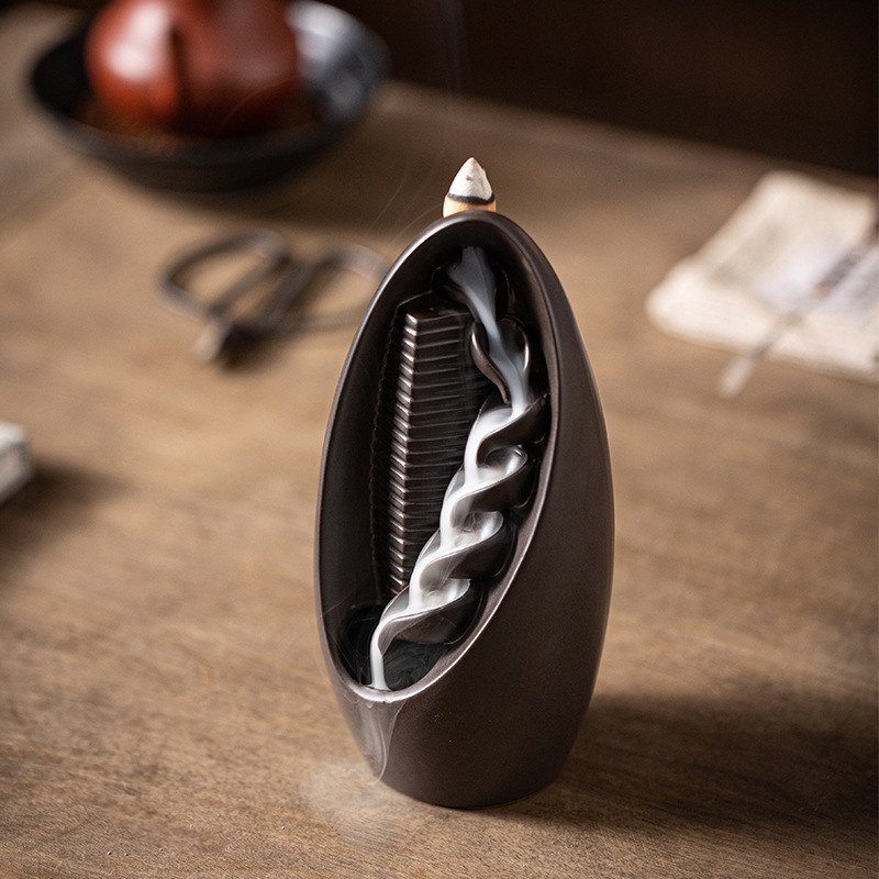 滝,花,家のフレグランスディフューザー,両面に最適な,紫色の - Home Decor From Clay のレビューと価格