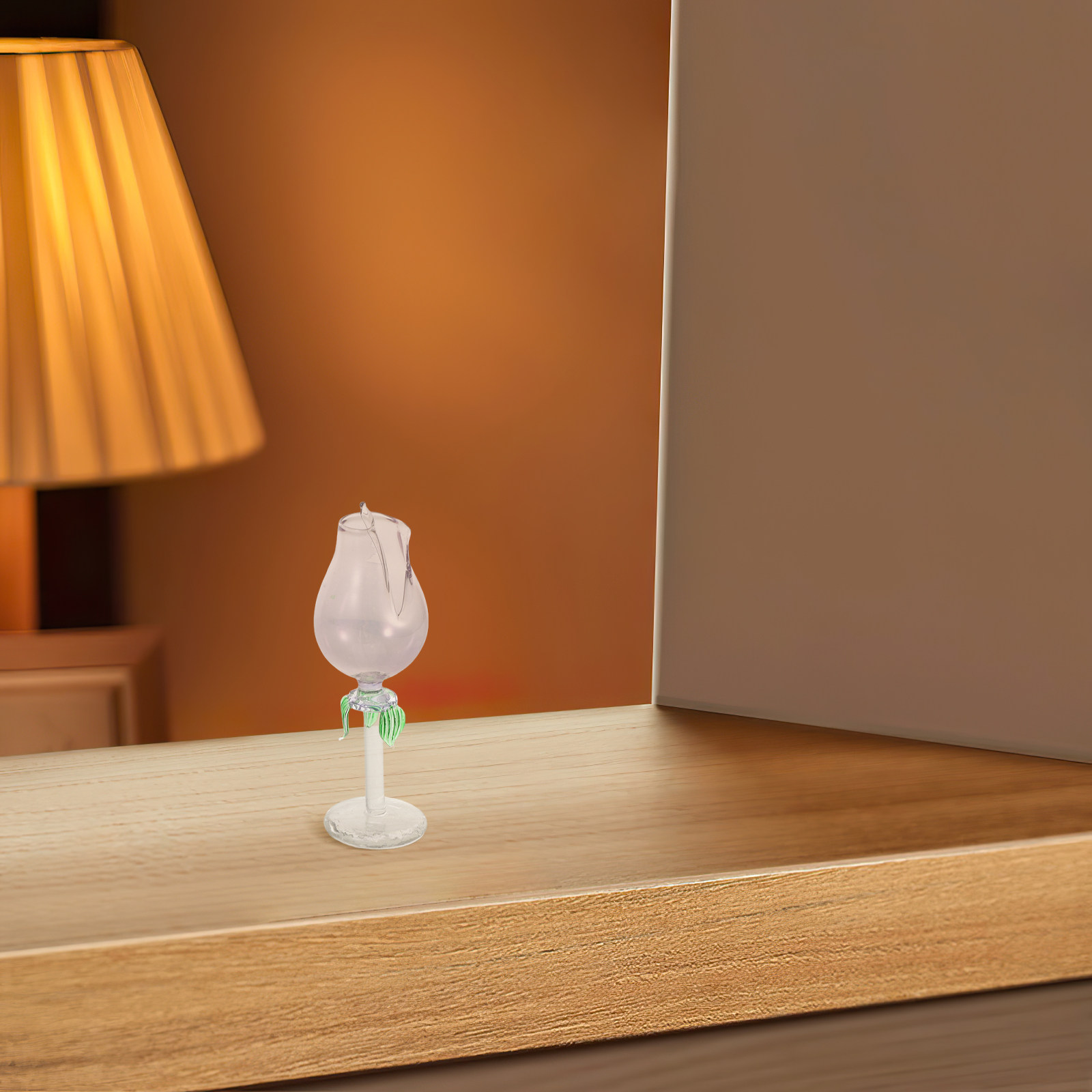 2個入りガラス製エッセンシャルオイルディフューザー、花型アロ - Home Decor Essentials のレビューと価格