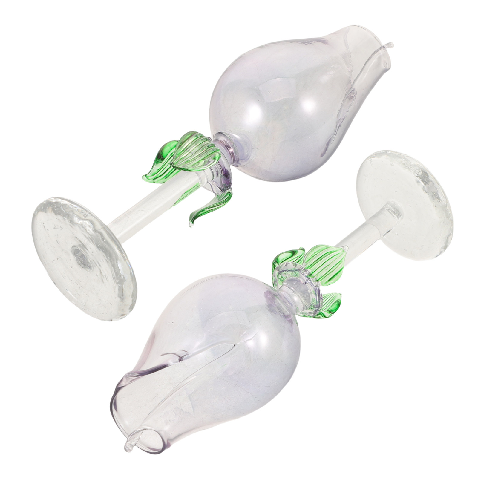 2個入りガラス製エッセンシャルオイルディフューザー、花型アロ - Home Decor Essentials のレビューと価格