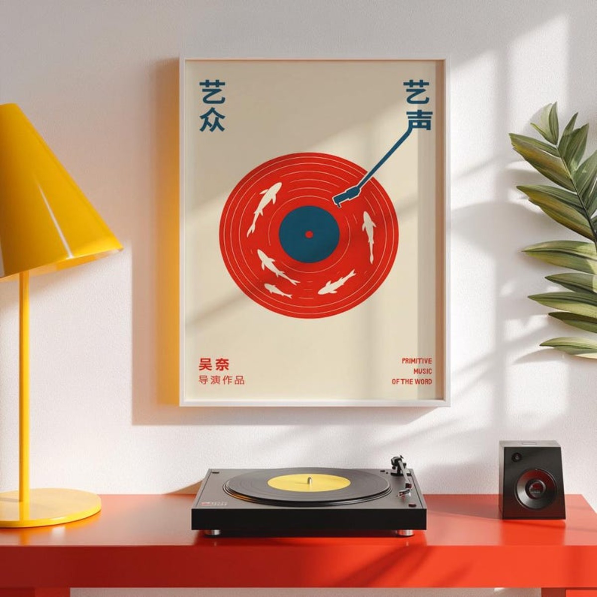 日本のレトロレコード音楽キャンバスプリントポスターヴィンテー - Home Decor Aesthetic Pinterest のレビューと価格