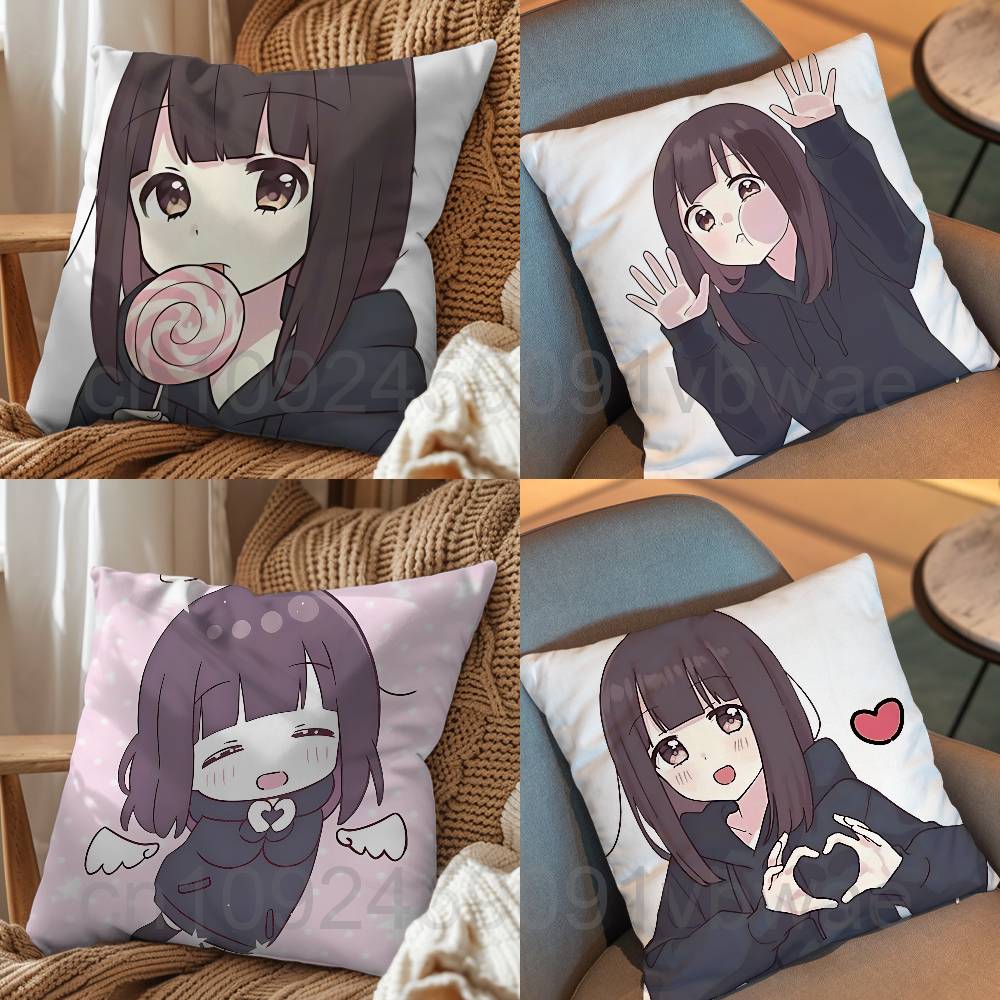 Emoji メンヘラソース ナナセ クルミ 枕カバー オフィ - Home Decor Emoji のレビューと価格