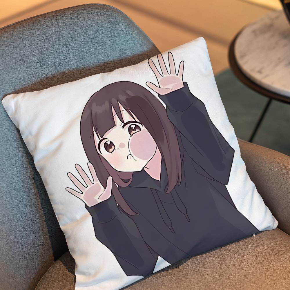 Emoji メンヘラソース ナナセ クルミ 枕カバー オフィ - Home Decor Emoji のレビューと価格