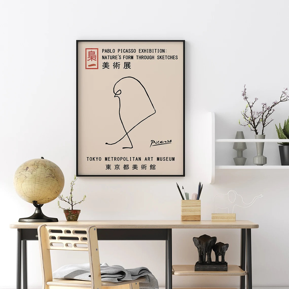 日本の芸術展示ポスター,ヴィンテージ音楽キャンバス,フレーム - Home Decor Aesthetic Pinterest のレビューと価格