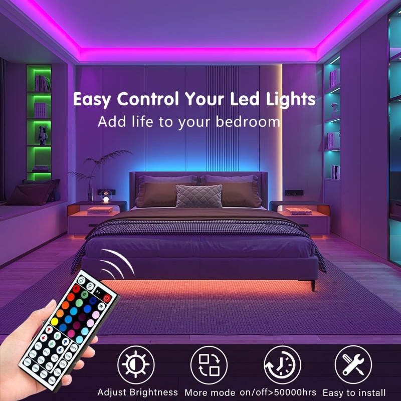 DC 5V USB LED ストリップライト APP 制御色 - Led Strip Lights のレビューと価格
