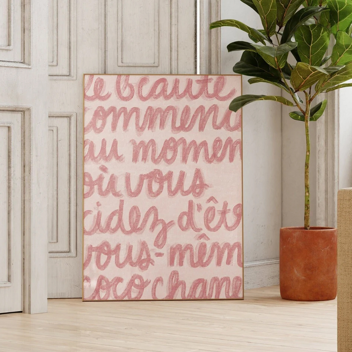 シンプルなトレンディなテキスト印刷ポスター、シンプルなキャン - Home Decor Aesthetic Pinterest のレビューと価格