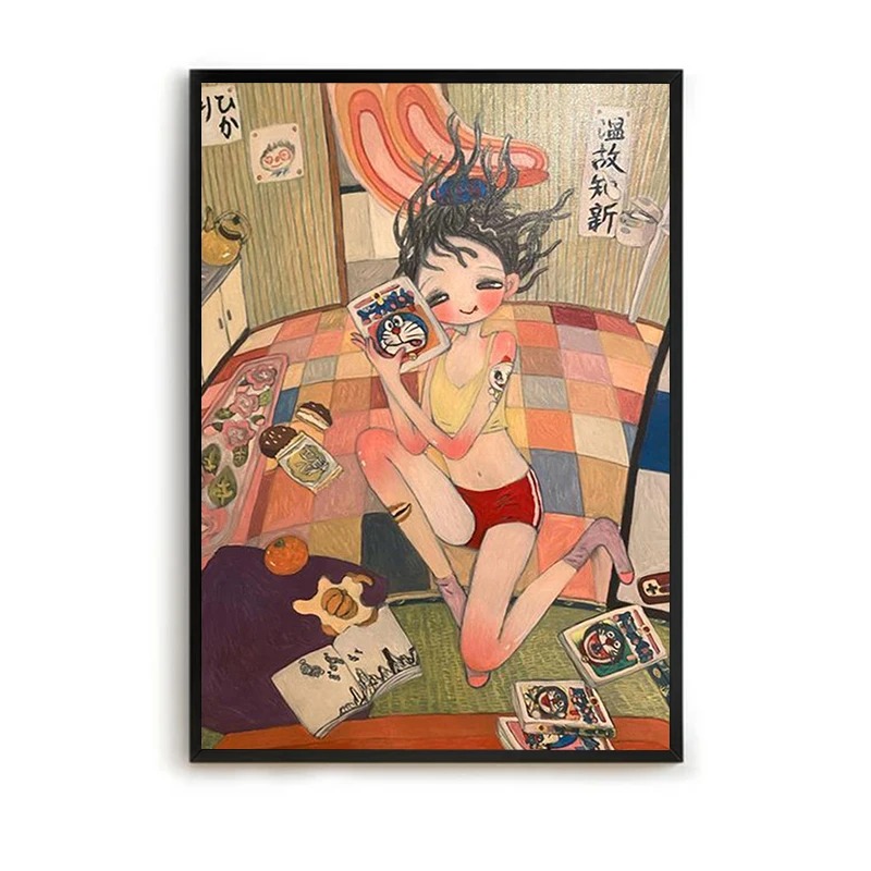 高野彩装飾プリント壁画キャンバス絵画ベッドルームの装飾美的  - Home Decor Aesthetic Pinterest のレビューと価格