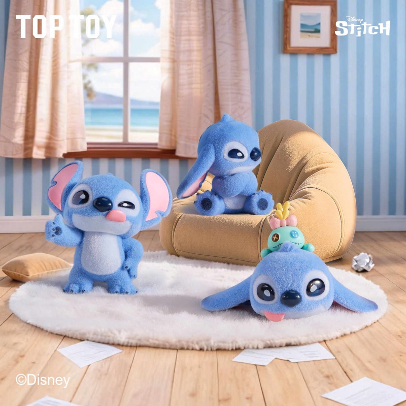 トップトイ スティッチ エモジ ブラインドボックス フロッキ - Home Decor Emoji のレビューと価格