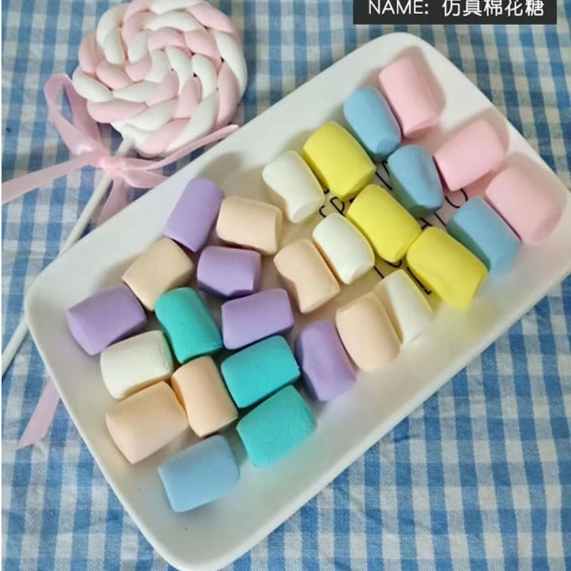 粘土製の偽マシュマロデザートモデル ケーキデコレーション用  - Home Decor From Clay のレビューと価格