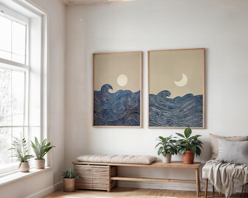 2枚セット ジャパンディ ミニマリスト ムーンクレセント キ - Home Decor Youtube のレビューと価格