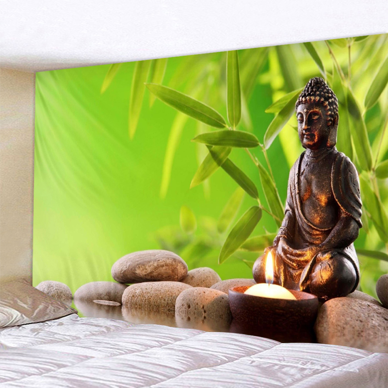 インド仏教瞑想用ホームデコレーションタペストリー マンダラ  - Home Decor Hippie のレビューと価格