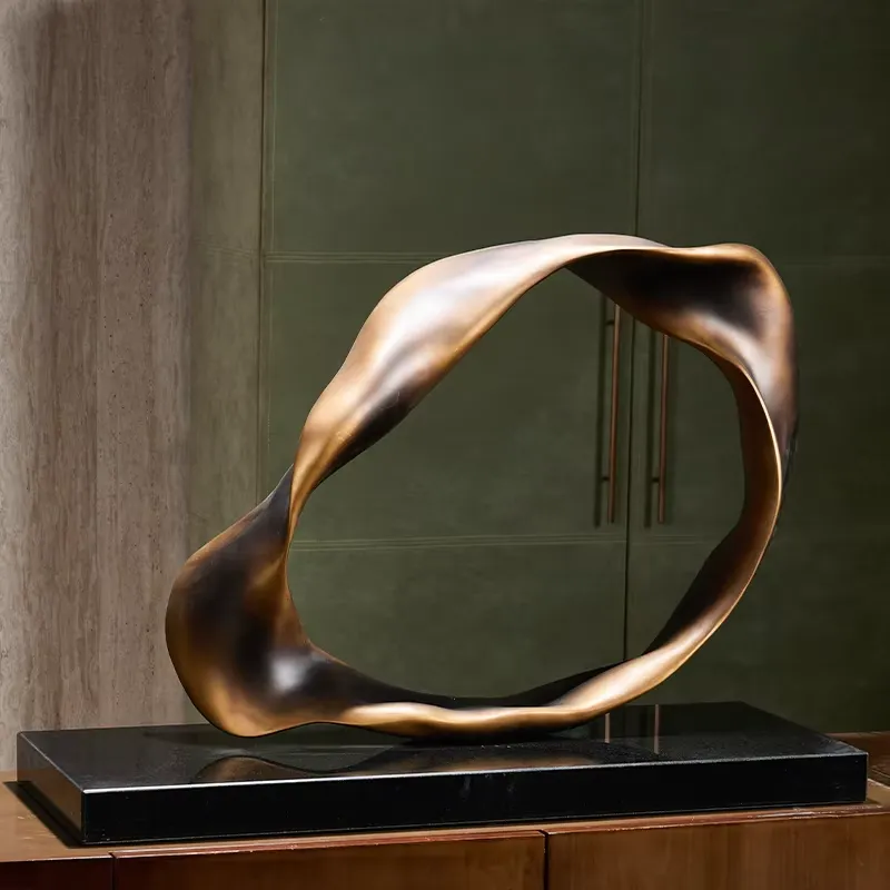 抽象的な家の装飾彫刻 北欧スタイル 金メッキアート装飾品 樹 - Abstract Sculpture Resin のレビューと価格