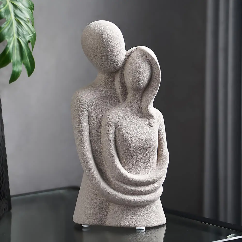 抽象的なキャラクター装飾樹脂セラミック彫刻 モダンな家のリビ - Abstract Sculpture Resin のレビューと価格