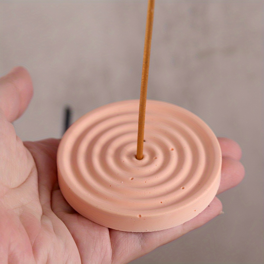 1つのシリコン製お香立て型、DIY円形模様のお香立て、セメン - Home Decor Handicraft のレビューと価格