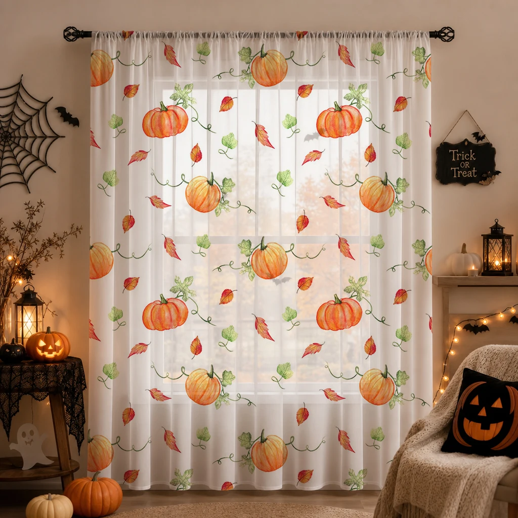 1枚 ロッドポケット付き ホームデコレーション ハロウィン  - Home Decor Youtube のレビューと価格