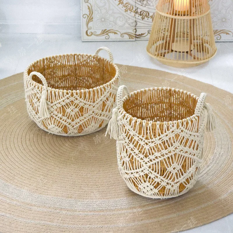 オリジナル手作り収納かご、丈夫な編み込み衣類収納バスケット、 - Home Decor Hampers のレビューと価格