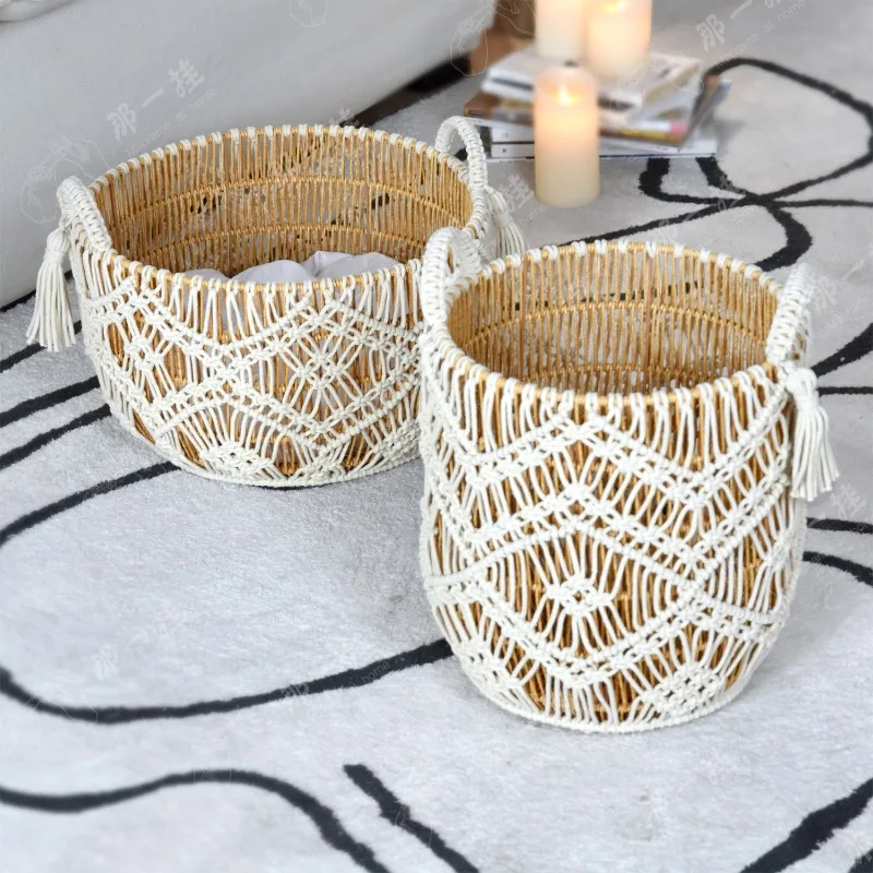 オリジナル手作り収納かご、丈夫な編み込み衣類収納バスケット、 - Home Decor Hampers のレビューと価格