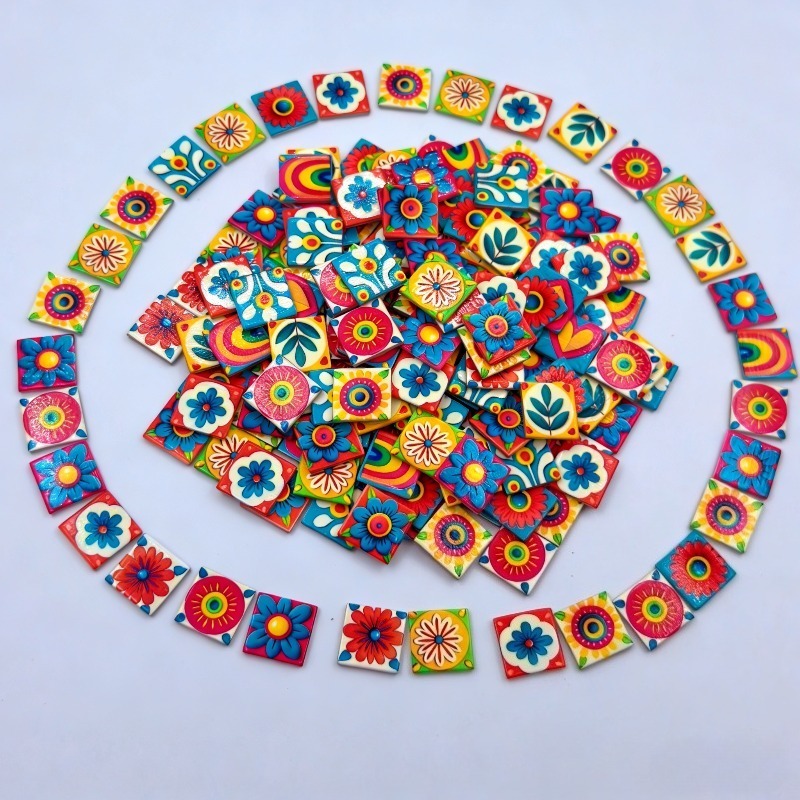 DIYメルタブルガラスモザイク装飾ピース1パックあたり150 - Home Decor Handicraft のレビューと価格