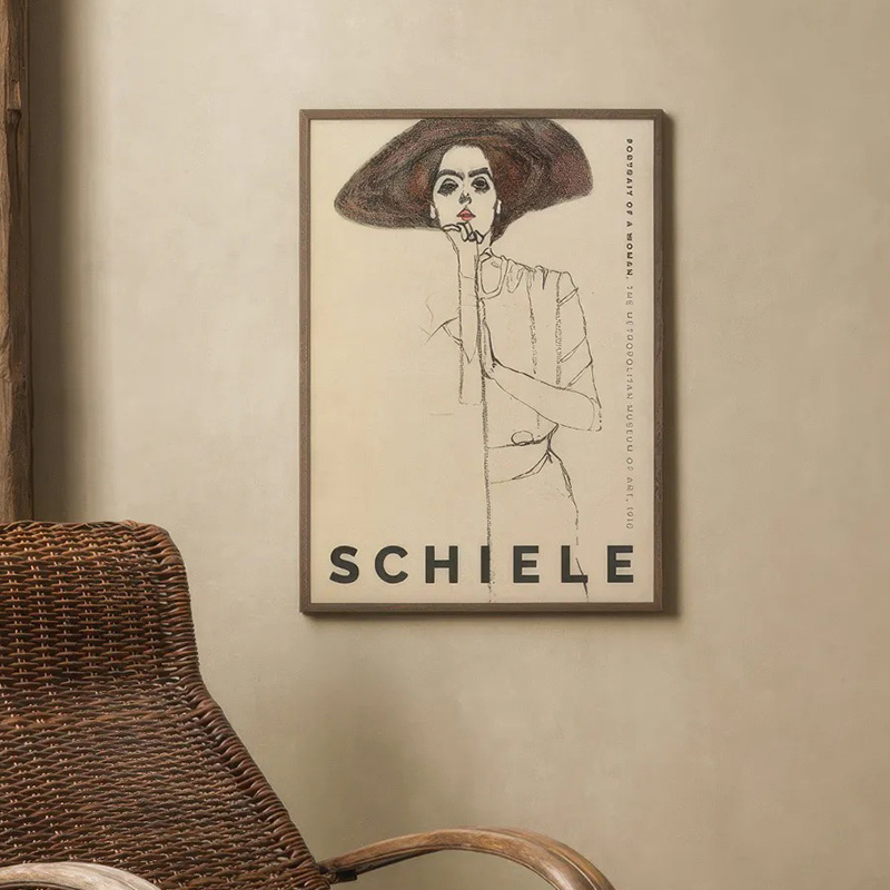 ヴィンテージ抽象図ポスタースケッチフィギュアプリントウォール - Home Decor Aesthetic Pinterest のレビューと価格