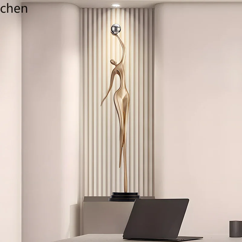 HT抽象人物彫刻装飾品高級玄関壁ニッチ床飾り - Abstract Sculpture Resin のレビューと価格