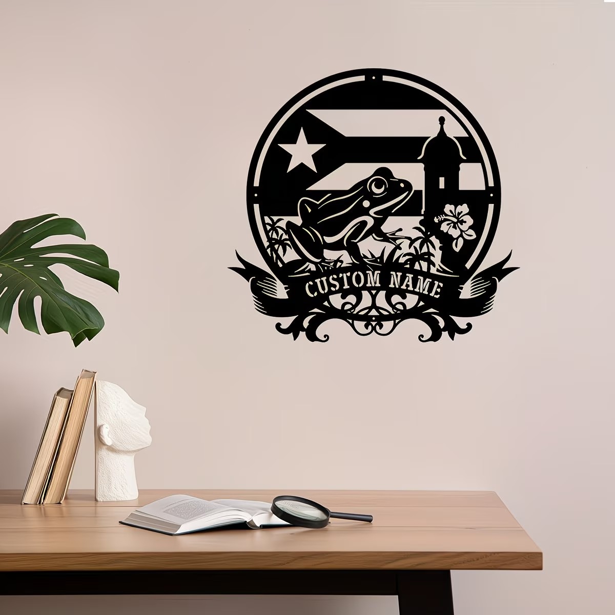 パーソナライズされたプエルトリコ地図メタルウォールアート、カ - Home Decor Enthusiast のレビューと価格
