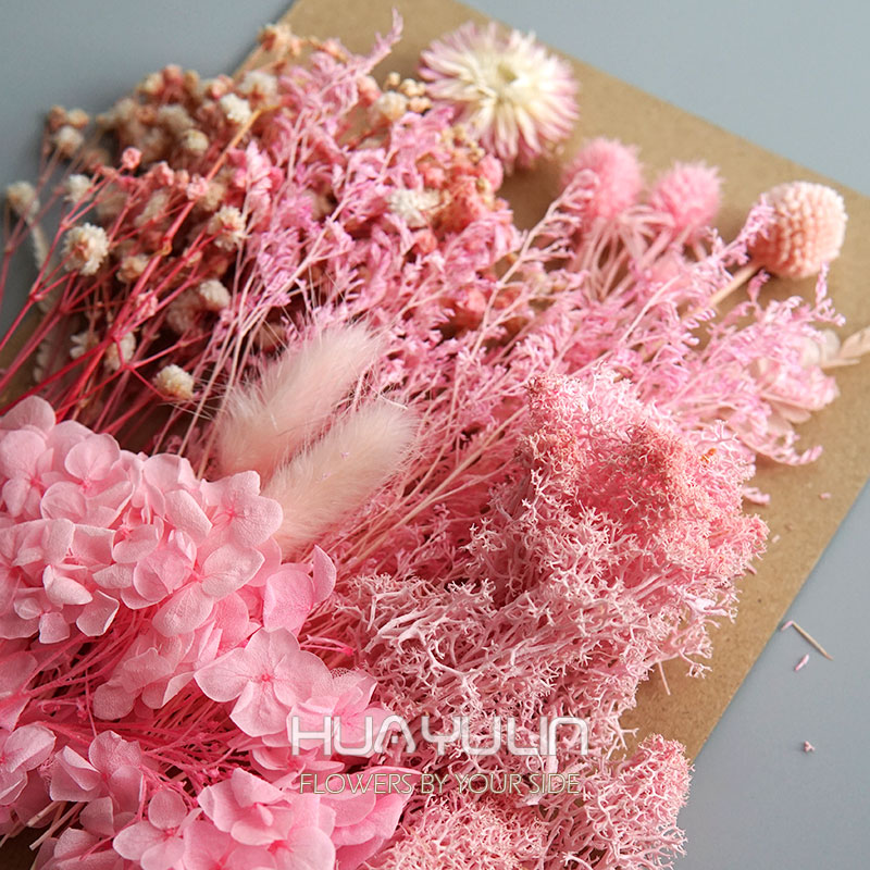 1 パック人工植物ドライ本物の花プリザーブド材料エポキシ樹脂 - Home Decor Handicraft のレビューと価格