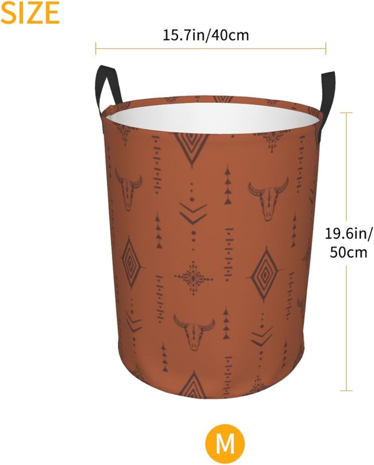 西洋風ボヘミアンスタイルの洗濯かご、取っ手付き、折りたたみ式 - Home Decor Hampers のレビューと価格