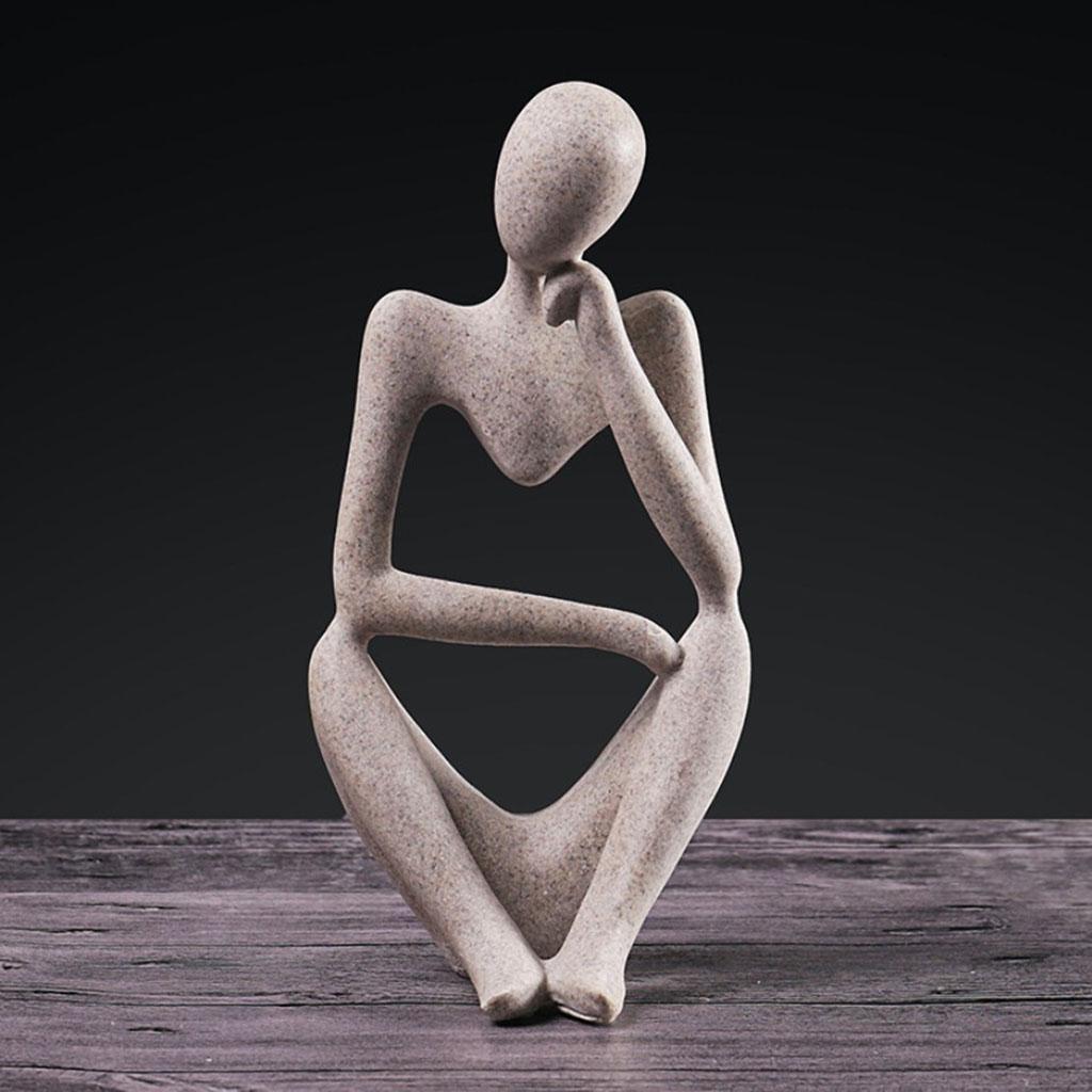 家の装飾,オフィス,手作りの芸術的な彫刻のための抽象的な樹脂 - Abstract Sculpture Resin のレビューと価格