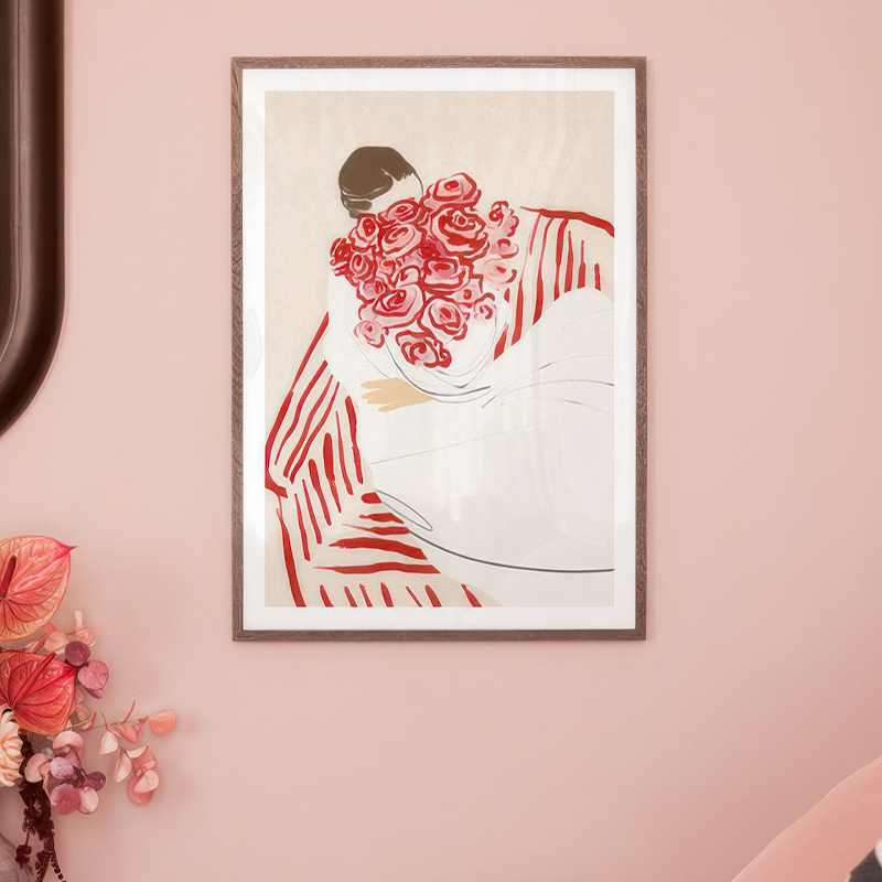 911 抽象的なライン グリーン ボタニカル チェリー フラ - Home Decor Aesthetic Pinterest のレビューと価格