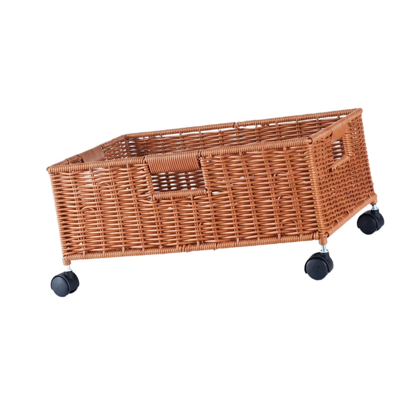 車輪付き収納バスケット装飾多機能キッチンリビングルーム家庭用 - Home Decor Hampers のレビューと価格