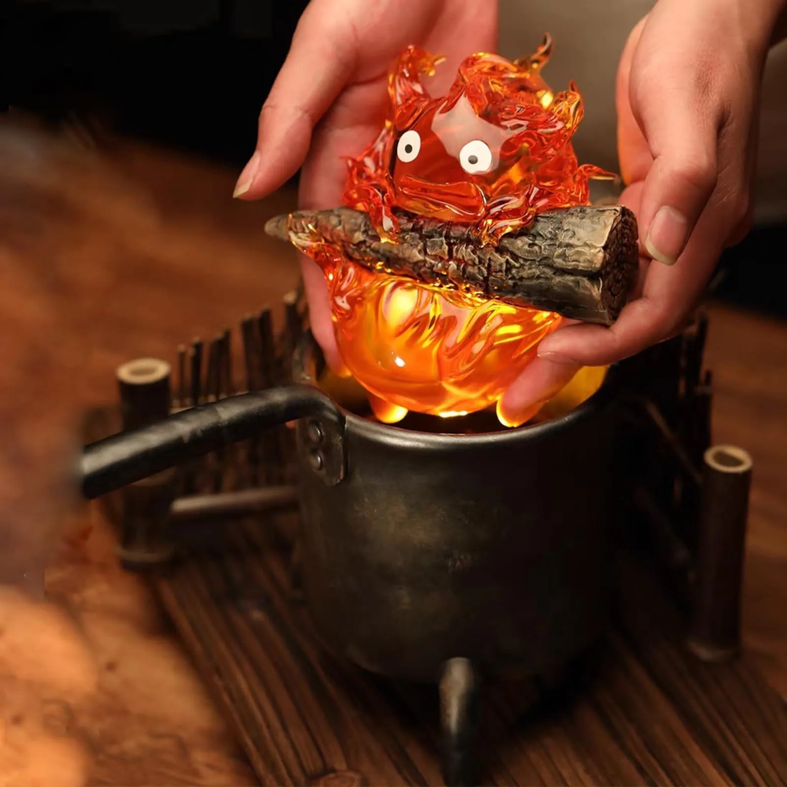 3d 炎 Casifa ナイトライト樹脂像ハロウィン家の装飾 - Home Decor Enthusiast のレビューと価格