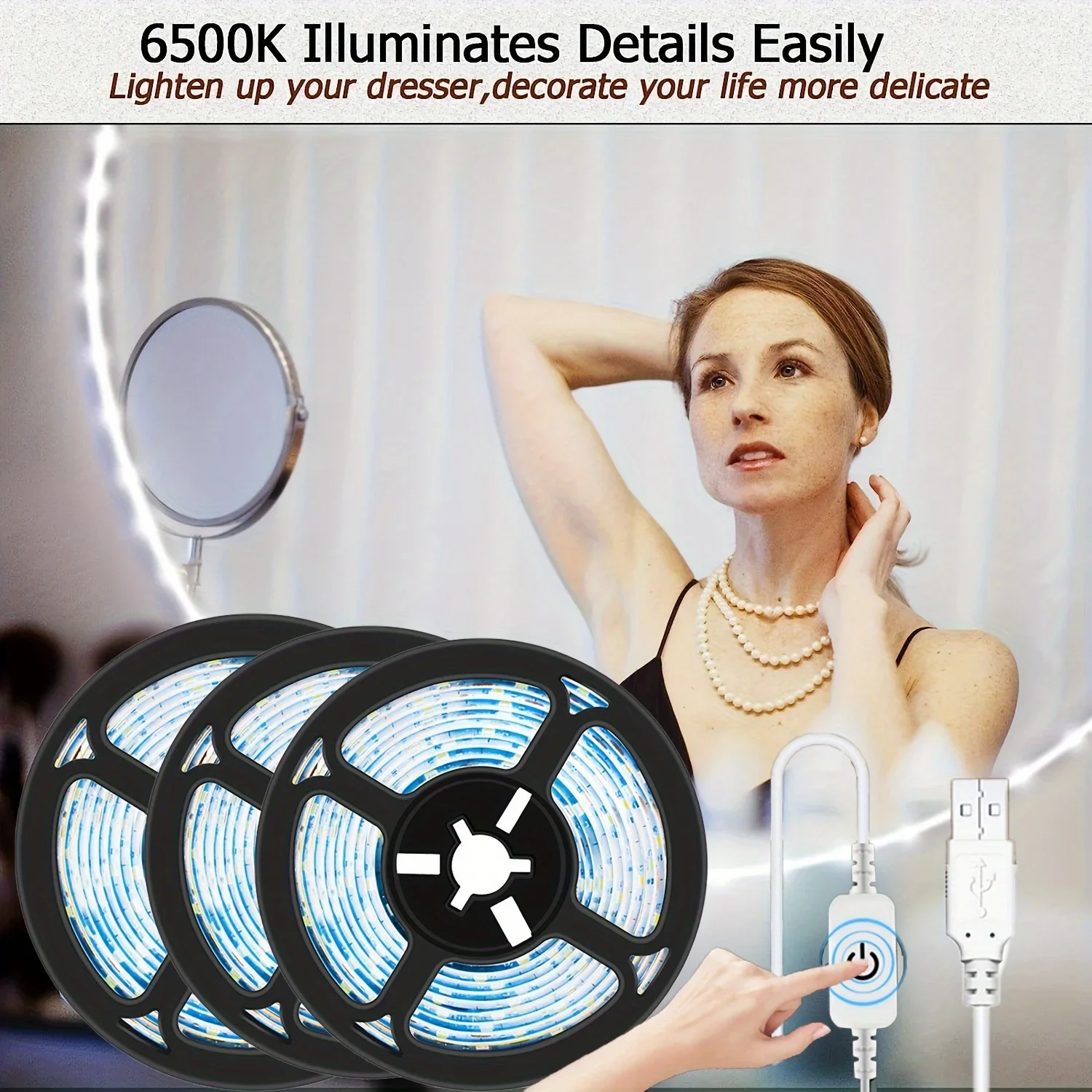 USB LEDストリップライト 5V 2835 SMD タッ - Led Strip Lights のレビューと価格