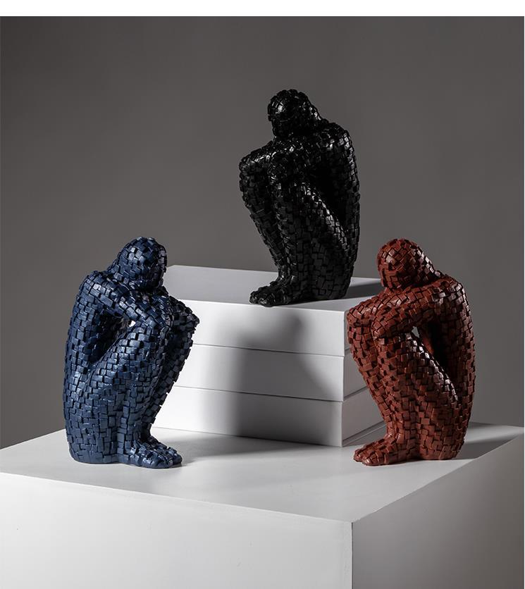 モザイク人物彫刻抽象芸術装飾品家の装飾像手工芸品北欧 - Abstract Sculpture Resin のレビューと価格